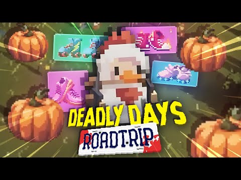 Видео: Хэллоуинское обновление с ивентом на тыкву и билд через ходьбу // Deadly Days: Roadtrip #8