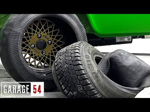 Видео: ВЫВЕРНУЛИ ПОКРЫШКУ НАИЗНАНКУ - СРАБОТАЕТ???