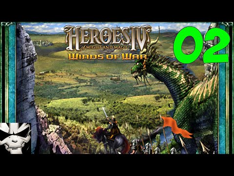 Видео: Прохождение HOMM IV: Winds of War. Часть 2. Каньон студеной реки, Соперники, Великая стена