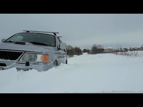Видео: Мицубиши Паджеро Спорт по снегу