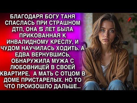 Видео: ТАНЯ 5 ЛЕТ БЫЛА ПРИКОВАННАЯ К ИНВАЛИДНОМУ КРЕСЛУ И НАУЧИЛАСЬ ХОДИТЬ. А ЕДВА ВЕРНУВШИСЬ В КВАРТИРУ...
