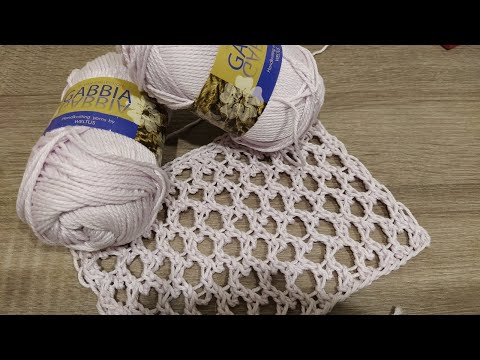 Видео: Ажурный узор спицами.