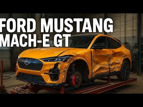 Видео: СТАПЕЛЬ ПЛАЧЕТ! Ремонт разорванного Mach-E GT