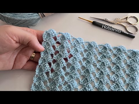 Видео: Легкие и быстрые схемы вязания крючком прямоугольной шали для начинающих / Схема жилета крючком