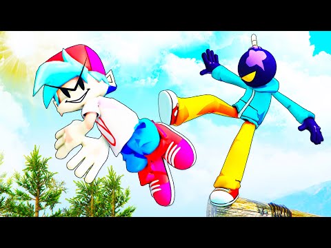 Видео: Уитти и Бойфренд в GTA 5: Безумные Рэгдоллы [Friday Night Funkin’] - Серия 34