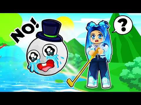 Видео: Играю в ГОЛЬФ с семьей в Roblox!