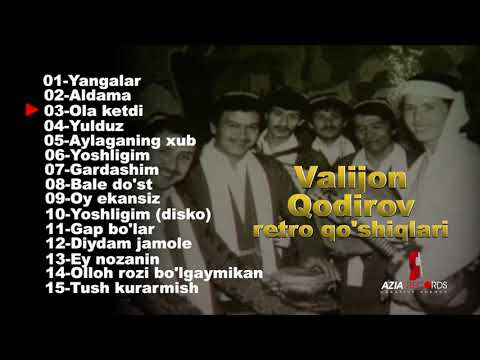 Видео: Valijon Qodirov retro qoshiqlari/Валижон Кодиров ретро кушиклари