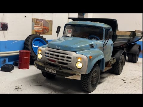 Видео: Зил 130 ммз 555 готов 1:12 rc Zil 130 projekt abgeschlossen 3d