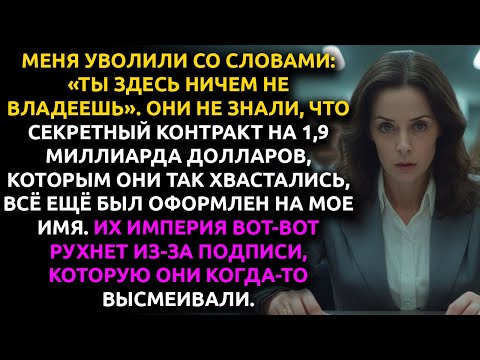 Видео: УВОЛИЛИ со словами «ТЫ НИЧЕМ не владеешь». Но секретный контракт на $1.9 млрд всё еще был на мое имя