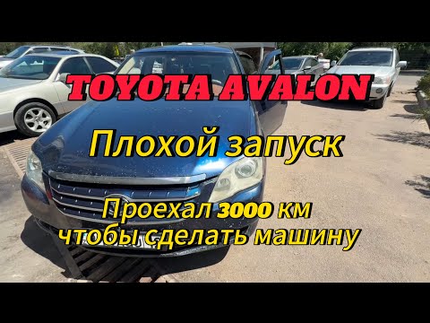 Видео: Проехал 3000 км чтобы сделать это. Toyota Avalon плохой запуск.