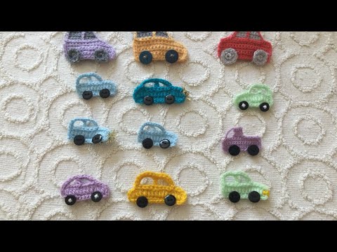 Видео: АППЛИКАЦИЯ  «АВТОМОБИЛЬ»   КРЮЧКОМ ( на русском языке)🚗🚙🚚