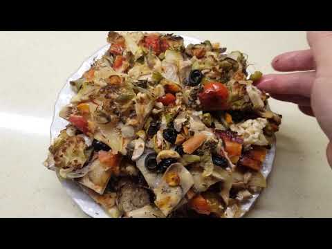 Видео: Постная летняя пицца. Без дрожжей.