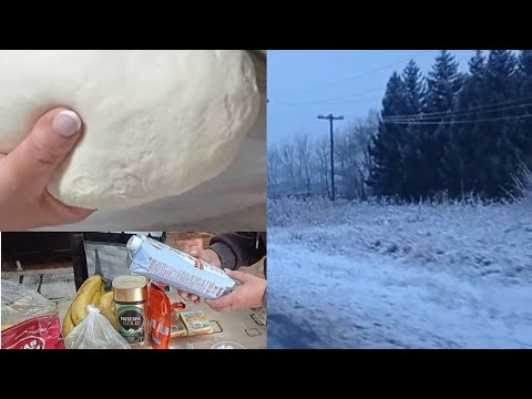 Видео: С утра снег ❄. Быстро и легко ТЕСТО для МАНТОВ. А зачем опять ТОРТ?