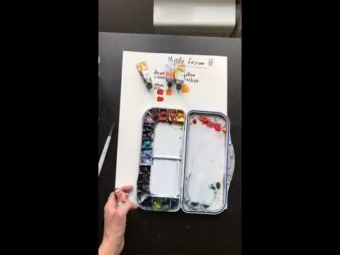 Видео: 1 сезон 20 серия ч.1 My paint and pallet/ Мои краски и палитра