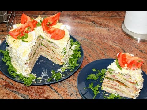 Видео: Солена палачинкова торта, вкусно предястие за всеки празник