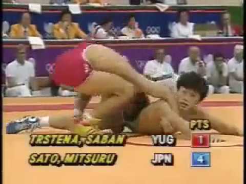 Видео: Олимпийские игры 1988 вольная борьба (финал 52 кг) Шабан Трстена (JUG) vs Сато Мицури (JPN)