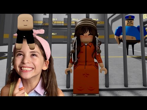 Видео: Малыш сбегает из тюрьмы Барри! Roblox Obby