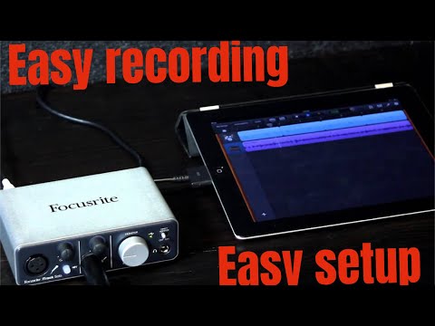 Видео: Как подключить Focusrite Scarlett Solo (3-го поколения) к GarageBand на iPad — пошаговое руководство