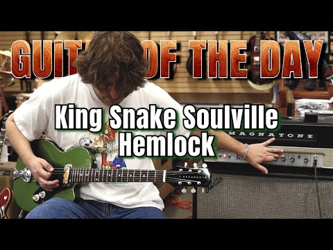 Видео: King Snake Soulville Green Viper, сделано в Японии | Гитара дня