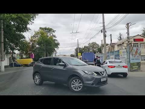 Видео: Крым. Симферополь, по городу, конец августа