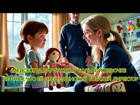 Видео: Медсестра дарит куклу больной девочке — не зная, что её отец одинокий богатый директор #судьба