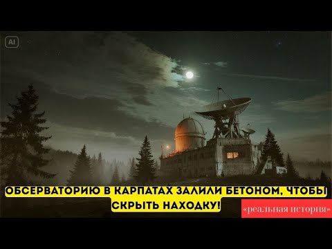 Видео: СОВЕТСКАЯ ОБСЕРВАТОРИЯ В КАРПАТАХ  Почему Её Забетонировали За Одну Ночь