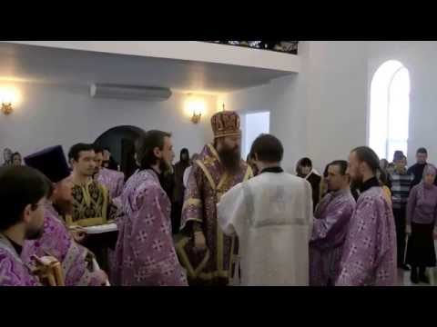 Видео: Рукоположение в сан диакона Романа Косенкова. г. Колпашево 15.03.2015 г.