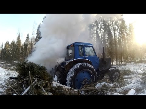 Видео: СЛОМАЛИ ТРАКТОР, ПОПЫЛИЛИ ДОМОЙ КОНЕЦ ВАХТЫ