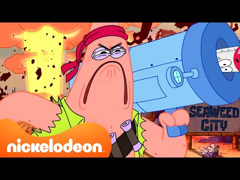 Видео: Шоу Патрика Стара | 60 минут разрушений с Патриком! | Nickelodeon Cyrillic