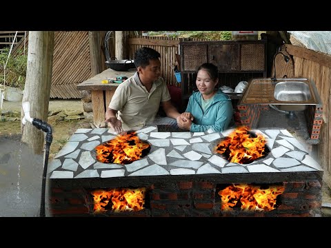 Видео: Счастливые дни начинаются: Хоай Ка и Хунг счастливо строят себе дом вместе.
