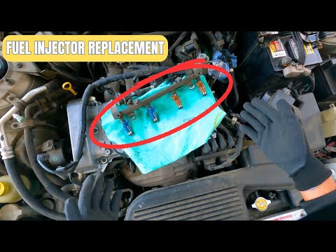 Видео: Руководство по замене топливной форсунки Mazda Protege