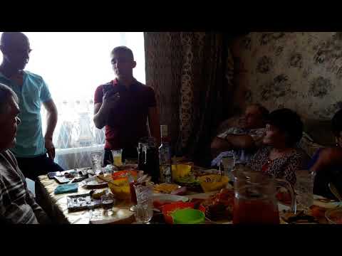 Видео: Проводы в армию, брат читает рэп