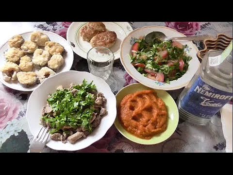 Видео: Водка "NEMIROFF DELIKAT" под мясо, рыбу и салат...