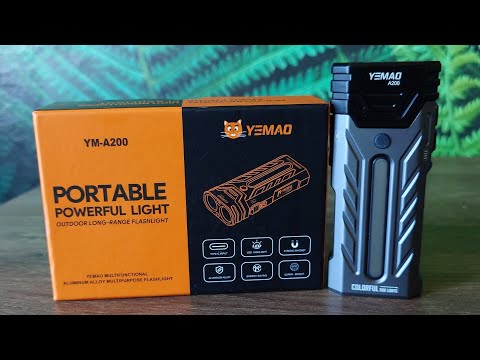 Видео: YEMAO A200 Быстрый Обзор Фонарика