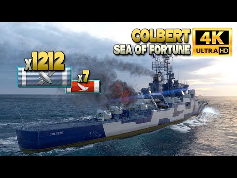 Видео: Крейсер «Кольбер»: чистая огневая мощь - World of Warships