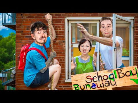 Видео: СБЕГАЮ ЧЕРЕЗ ОКНО ОТ ЗЛЫХ РОДИТЕЛЕЙ В SCHOOLBOY RUNAWAY В МАЙНКРАФТ!