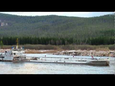 Видео: р.Лена(навигация 2011г.)