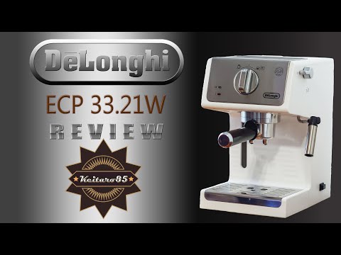 Видео: ОБЗОР / REVIEW кофеварки DeLonghi 33 21W (ECP 3220W)