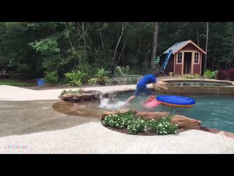 Видео: 10 часов падение мужика в бассейн