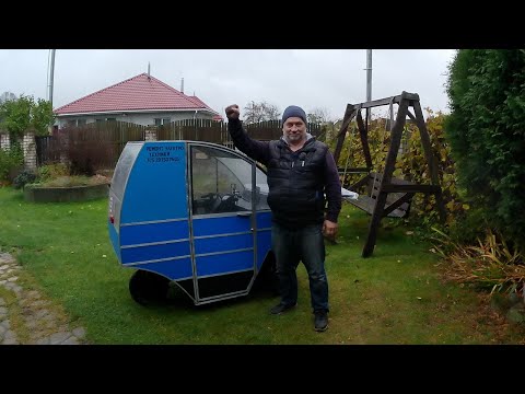 Видео: Белорусский веломобиль, прокатился по окрестным деревням