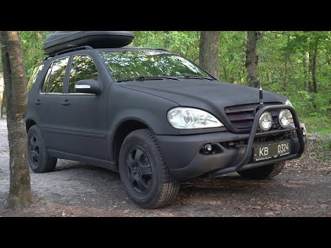 Видео: Mercedes-Benz ML W163 - так и не стал заменой Гелика.