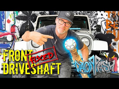 Видео: Передний приводной вал Jeep — ИСПРАВЛЕНО с помощью высокоугольного ШРУСа Teraflex Rzeppa