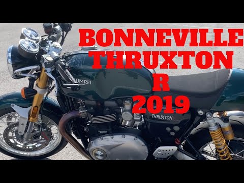 Видео: Триумф Тракстон. 2019 Triumph Bonneville Thruxton R / Часть 1. Обзор  и тестрайд.