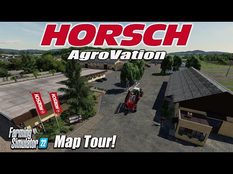 Видео: FS 22 - Карта из нового DLC Horsch AgroVation. Большая уборка Пшеницы !!! # 7