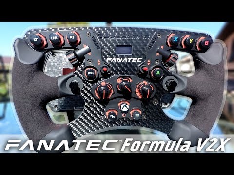 Видео: Самый навороченный руль в мире! Обзор Fanatec ClubSport Steering Wheel Formula V2