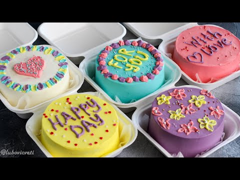 Видео: БЕНТО-ТОРТ ✶ 5 разных ВКУСОВ в одном РЕЦЕПТЕ ✶ BENTO Cakes ✶ Подробный РЕЦЕПТ и ОФОРМЛЕНИЕ