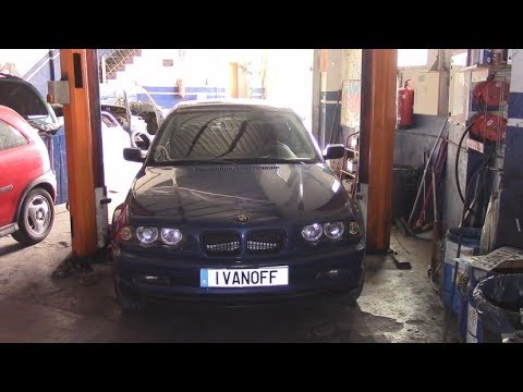 Видео: Ремонт автомобиля BMW 320 E46,  замена эластичной муфты и подвесных подшипников