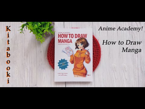 Видео: Огляд підручника з малювання манга для початківців Anime Academy! How to draw manga (англійською)