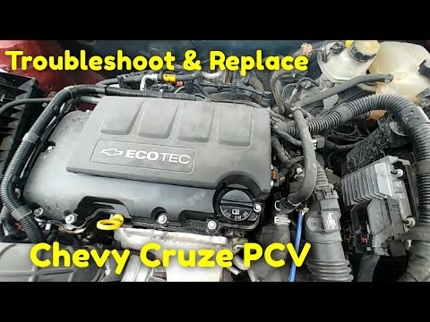 Видео: Как устранить неполадки, проверить и заменить неисправный клапан PCV в двигателе Chevrolet Cruze ...