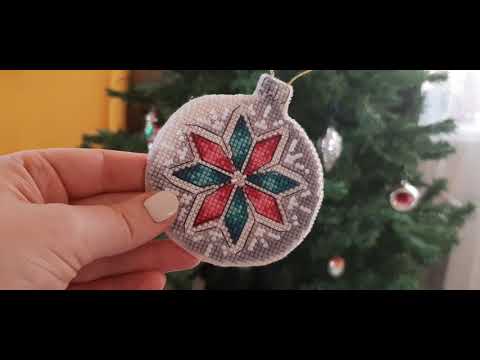 Видео: 🎄56 ВЫШИТЫХ ЁЛОЧНЫХ ИГРУШЕК🎄